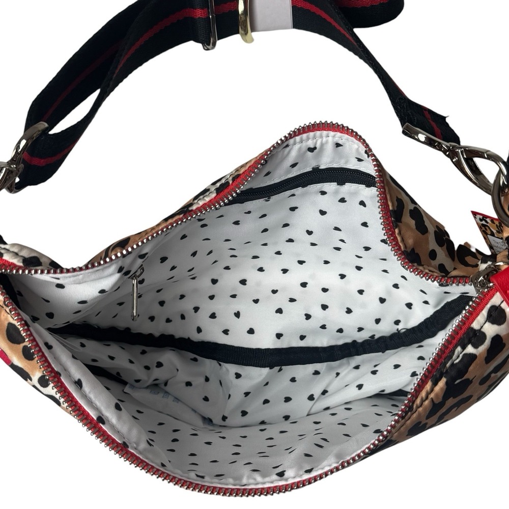 NEW Brighton Spotted Love Swing‎ Bag Leopard Animal Print Travel Chic Luxury - Picture 4 of 9